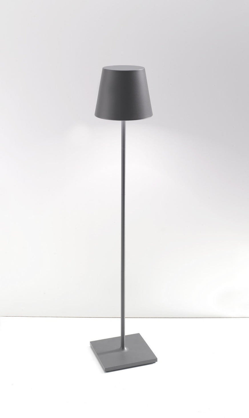 Zafferano - LD0360N3 - LED Floor Lamp - Poldina Pro - Dark grey