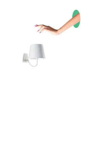 Zafferano - LD0288B4 - LED Wall Lamp - Poldina - White