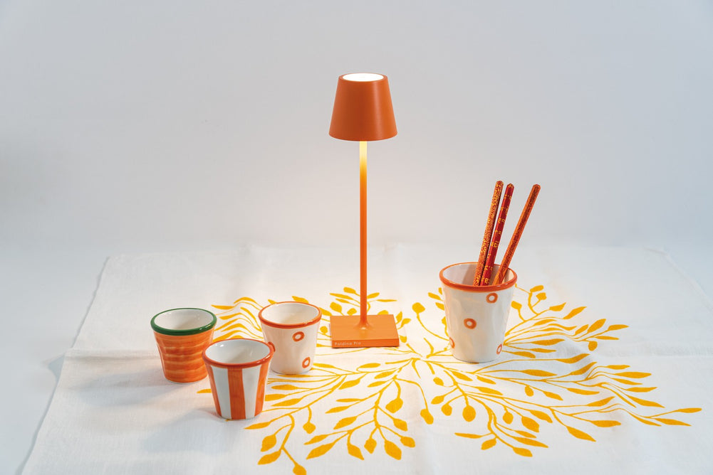 Zafferano - LD0490Z3 - LED Table Lamp - Poldina - Orange