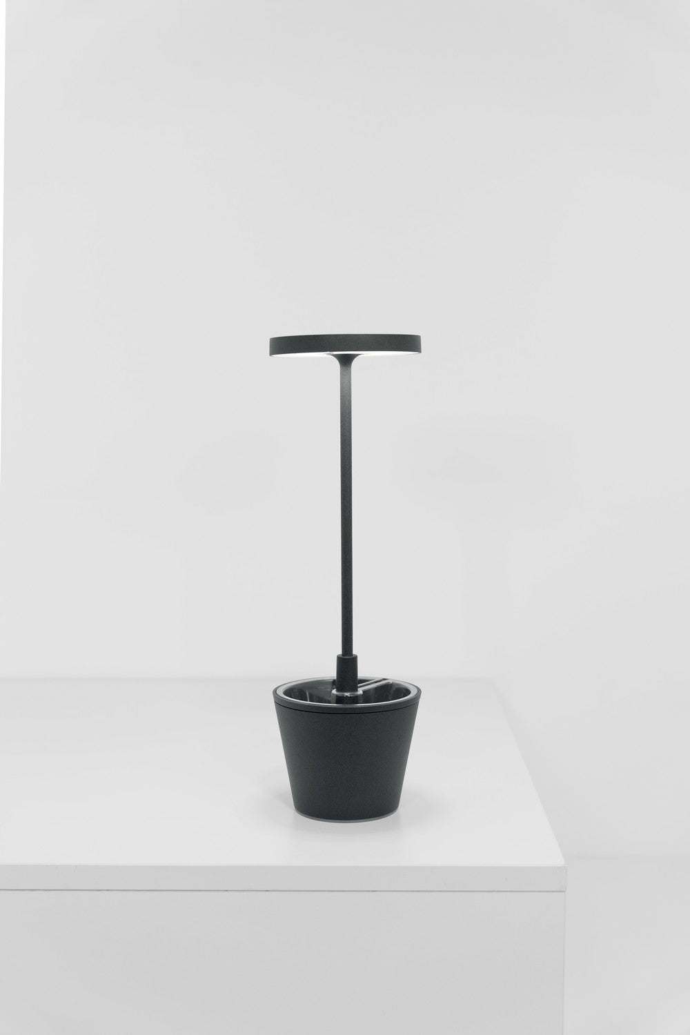 Zafferano - LD0420N4 - LED Table Lamp - Poldina - Dark Grey