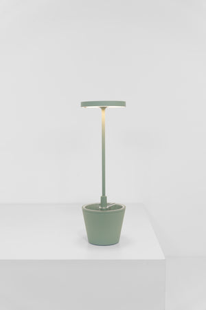 Zafferano - LD0420G4 - LED Table Lamp - Poldina - Sage Green