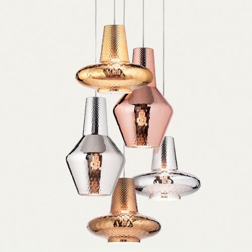 Zafferano - ZA-LRM0124 - One Light Pendant - Romeo & Giulietta - Ping Gold