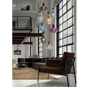 Zafferano - ZA-LRM1101 - One Light Pendant - Romeo & Giulietta - Clear