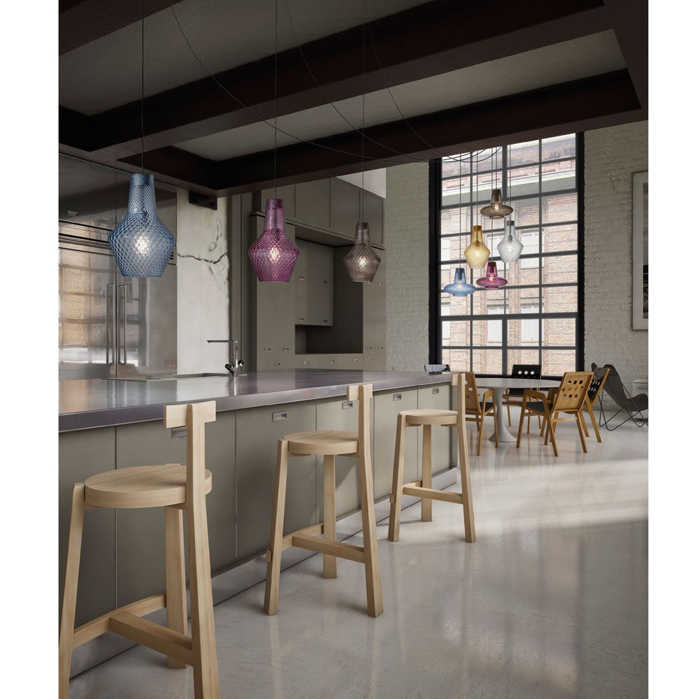 Zafferano - ZA-LRM2109 - One Light Pendant - Romeo & Giulietta - Grey