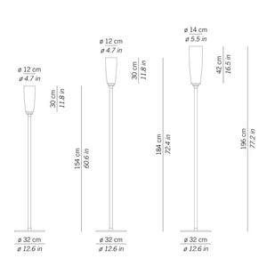 Zafferano - ZA-LPR0409 - One Light Floor Lamp - Perle - Grey