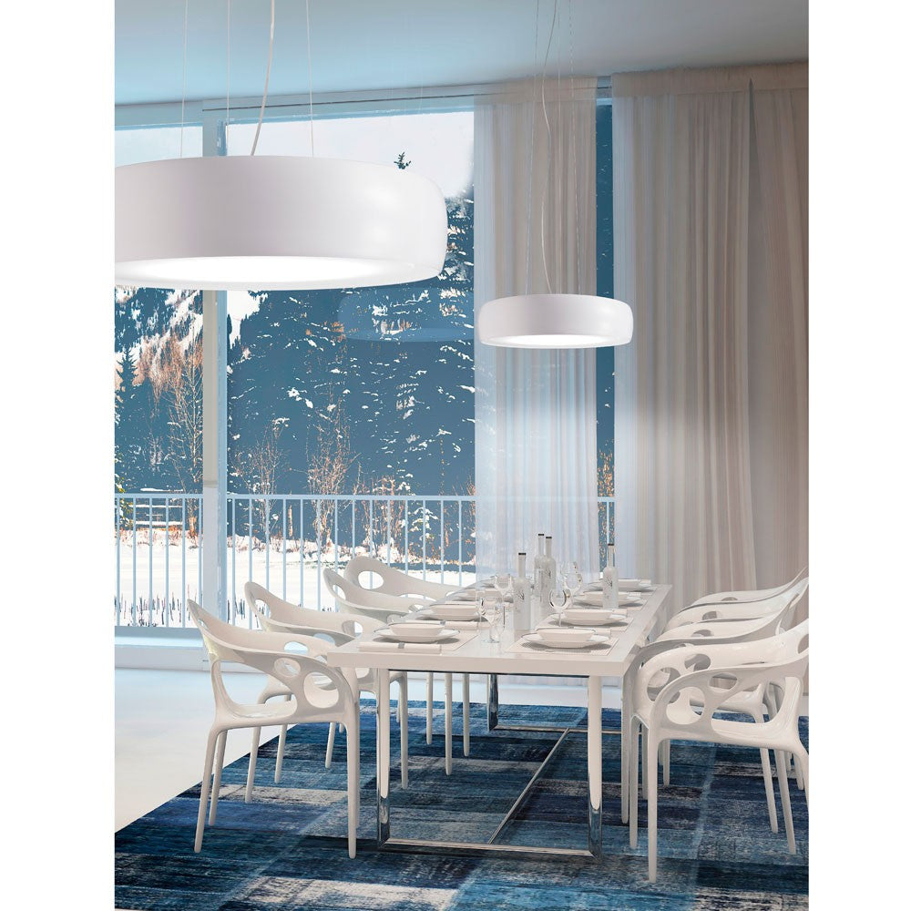 Zafferano - ZA-LL121103B - One Light Pendant - Treviso - White