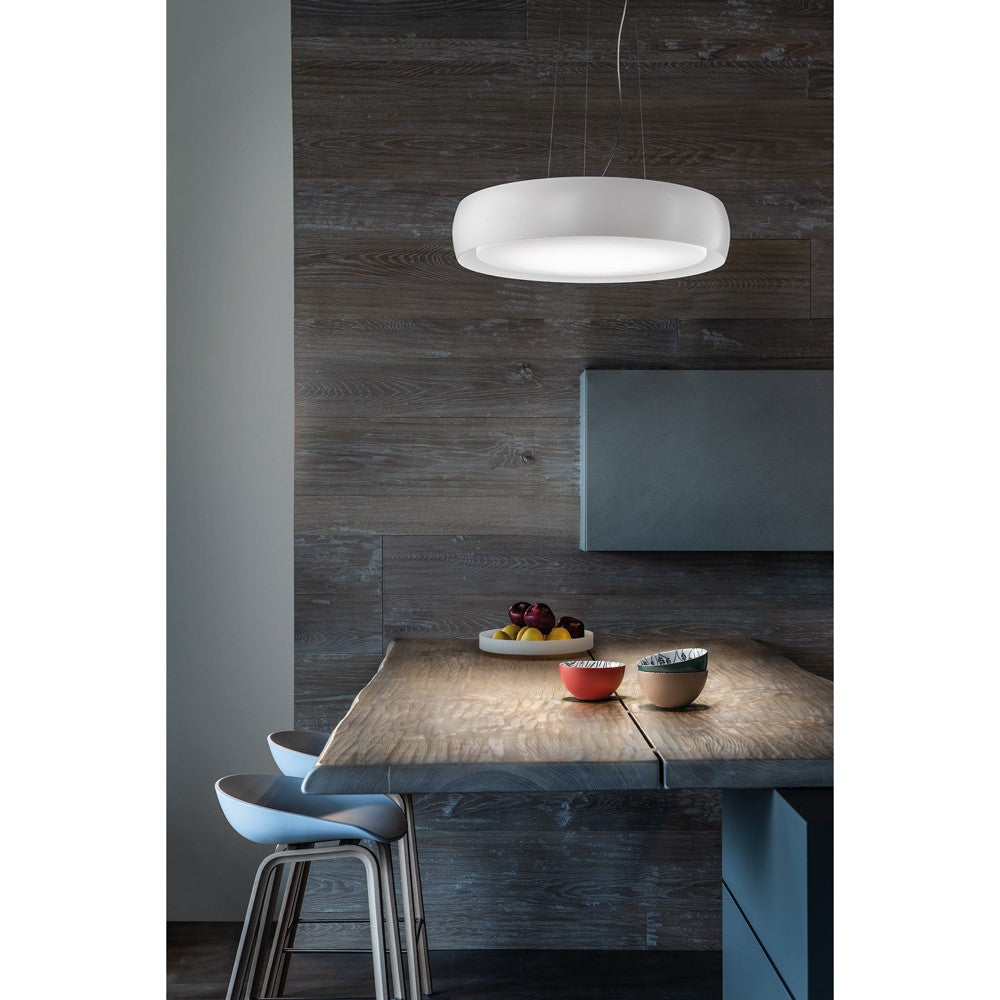 Zafferano - ZA-LL121103B - One Light Pendant - Treviso - White