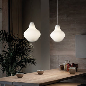 Zafferano - ZA-LSX0101 - One Light Pendant - Sixties - White