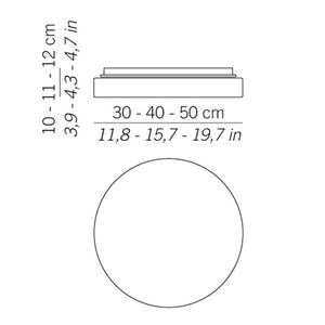 Zafferano - ZA-LL8701NE - One Light Wall / Ceiling Mount - Drum - White