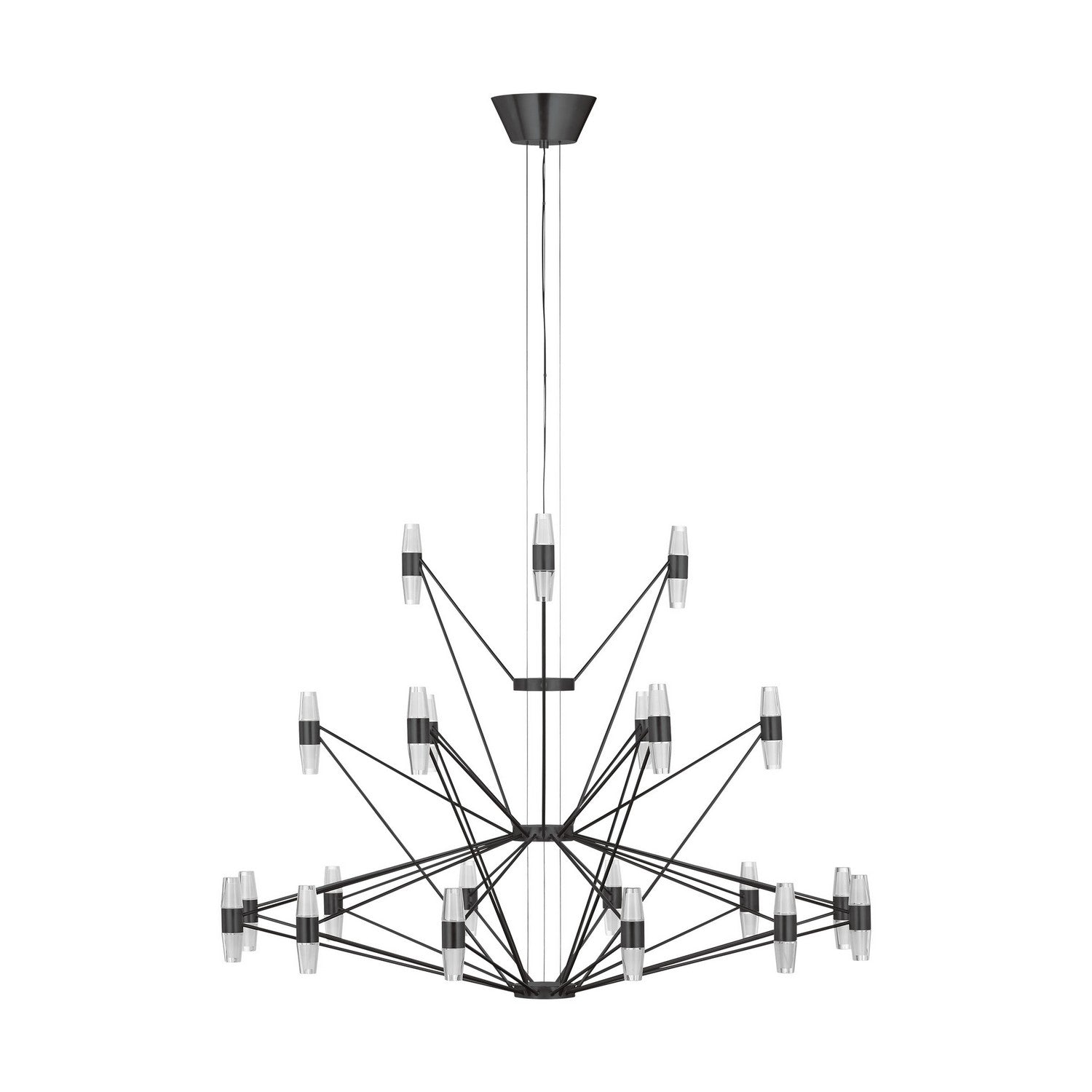 Visual Comfort Modern - SLCH24627BZ - LED Chandelier - Lassell - Dark Bronze