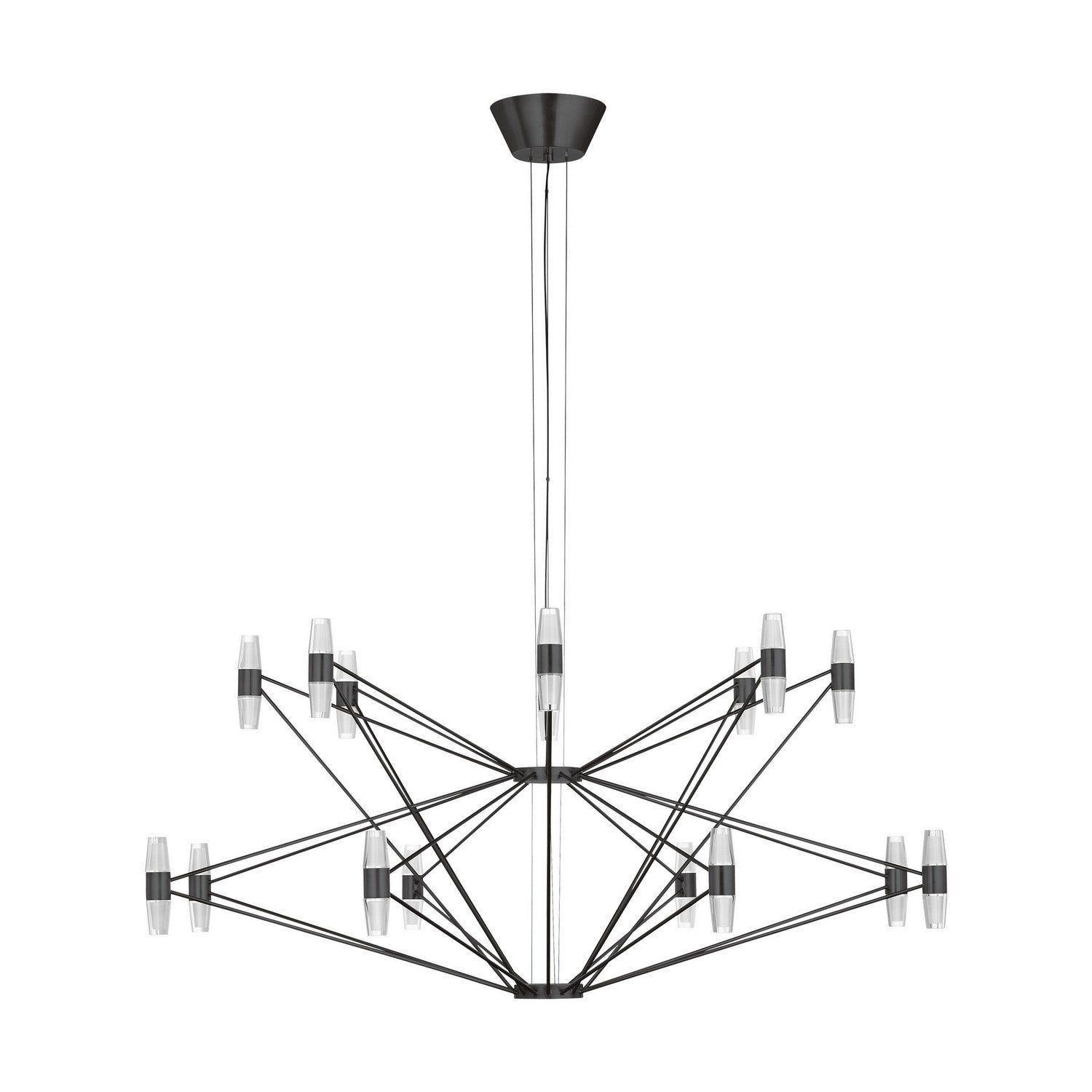 Visual Comfort Modern - SLCH24727BZ - LED Chandelier - Lassell - Dark Bronze