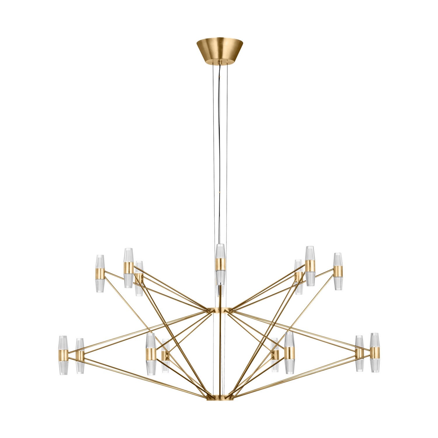 Visual Comfort Modern - SLCH24727NB - LED Chandelier - Lassell - Natural Brass