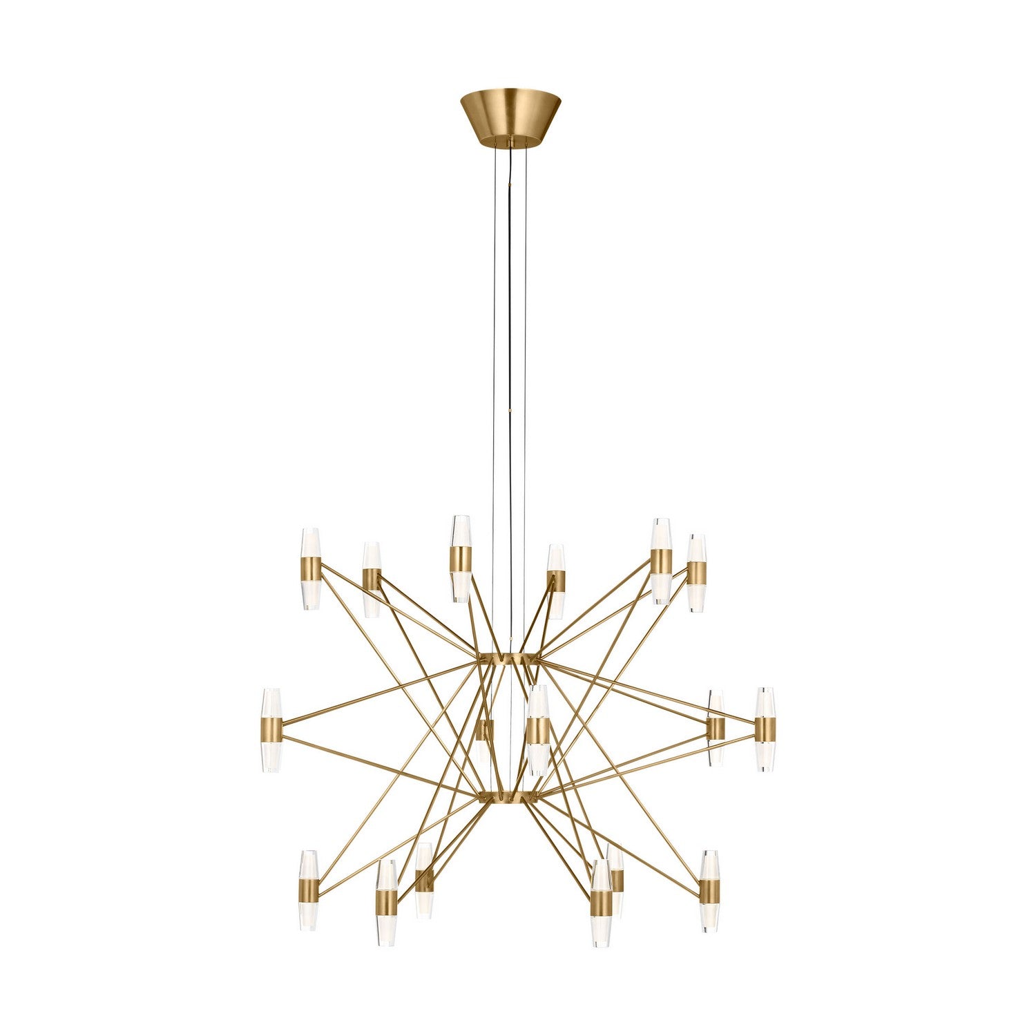 Visual Comfort Modern - SLCH24827NB - LED Chandelier - Lassell - Natural Brass