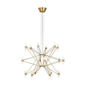 Visual Comfort Modern - SLCH24827NB - LED Chandelier - Lassell - Natural Brass