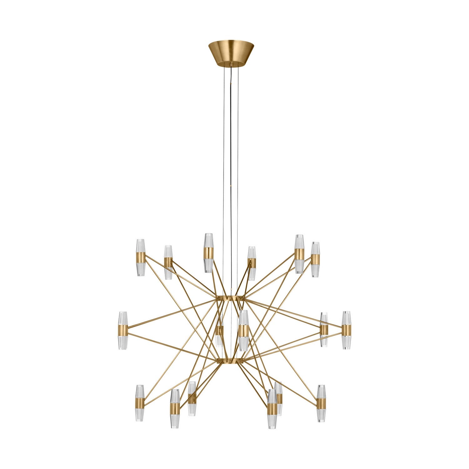 Visual Comfort Modern - SLCH24827NB - LED Chandelier - Lassell - Natural Brass