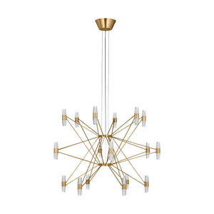 Visual Comfort Modern - SLCH24827NB - LED Chandelier - Lassell - Natural Brass