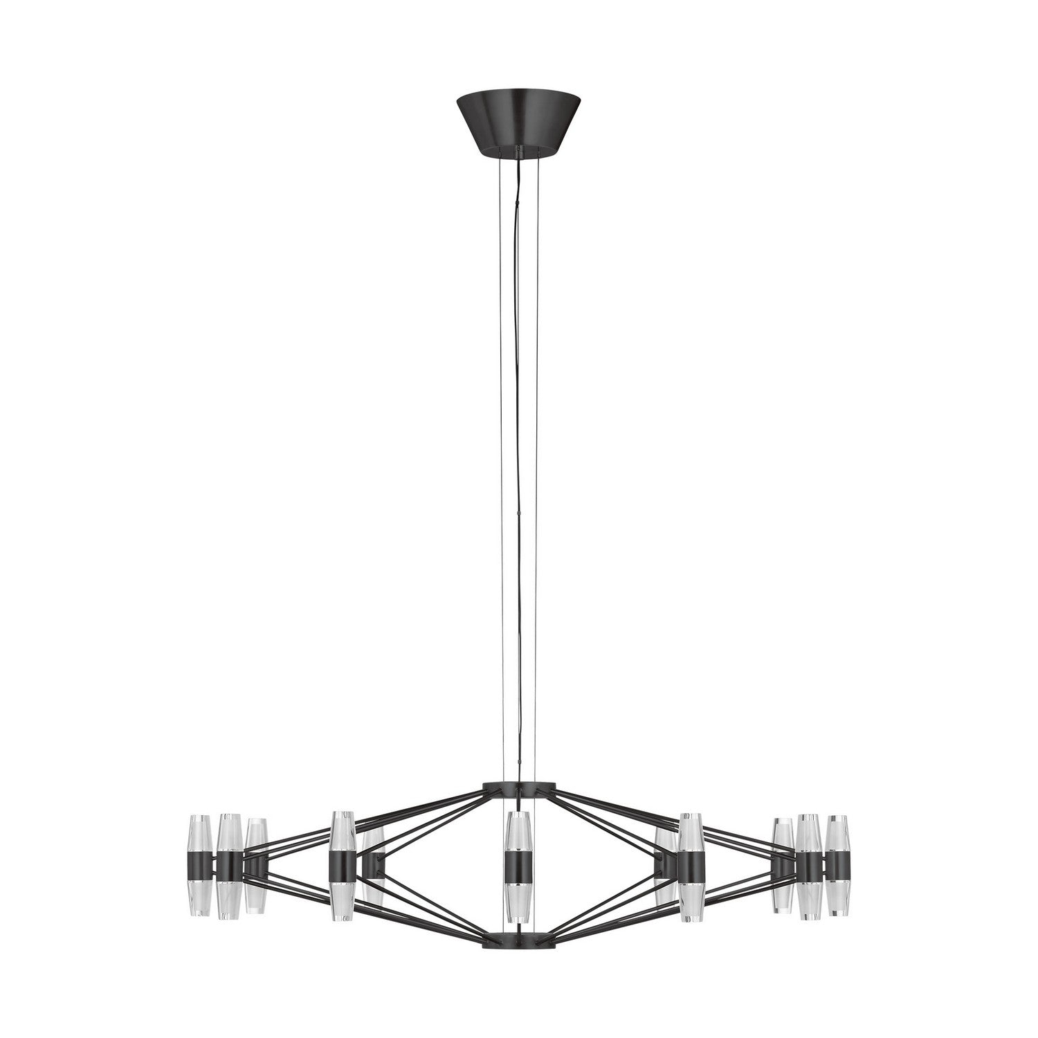 Visual Comfort Modern - SLCH24927BZ - LED Chandelier - Lassell - Dark Bronze