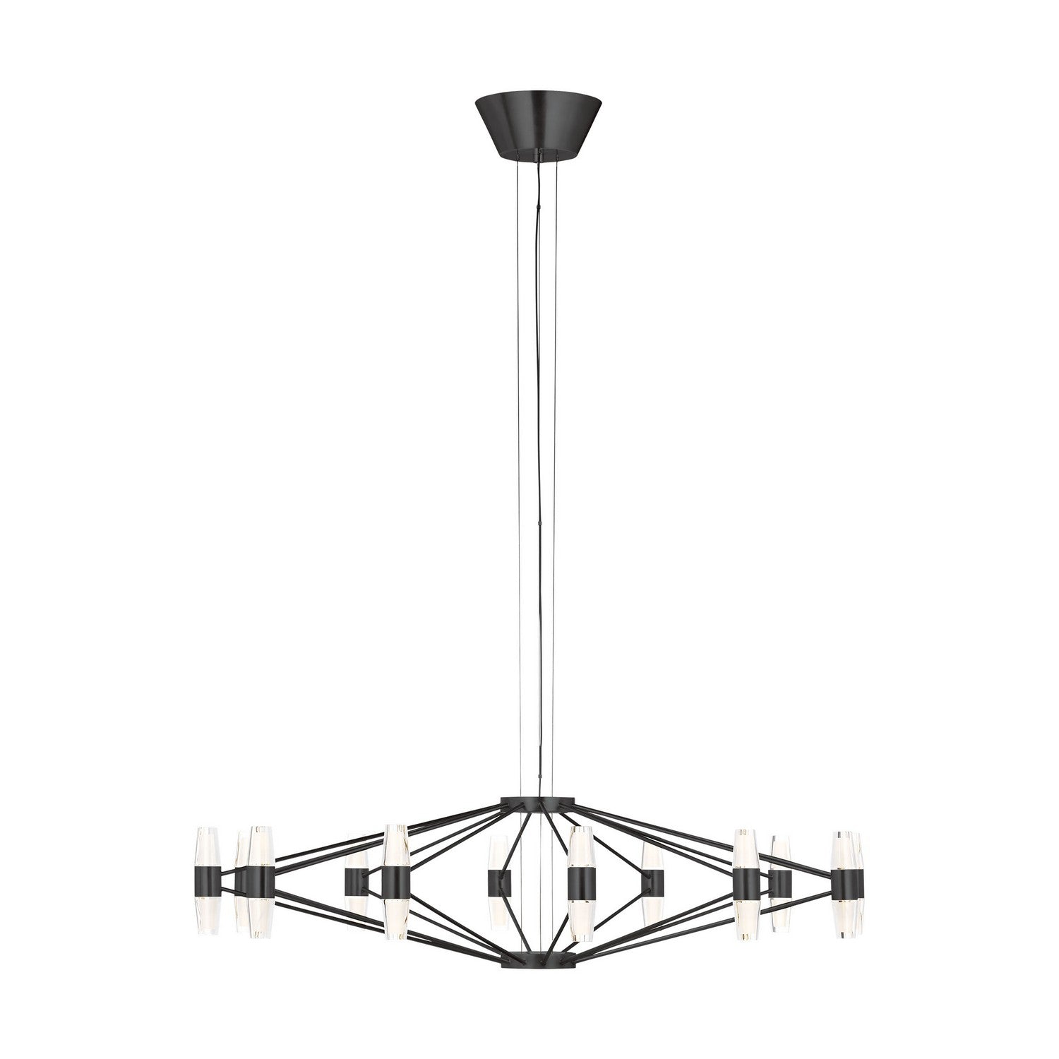 Visual Comfort Modern - SLCH24927BZ - LED Chandelier - Lassell - Dark Bronze