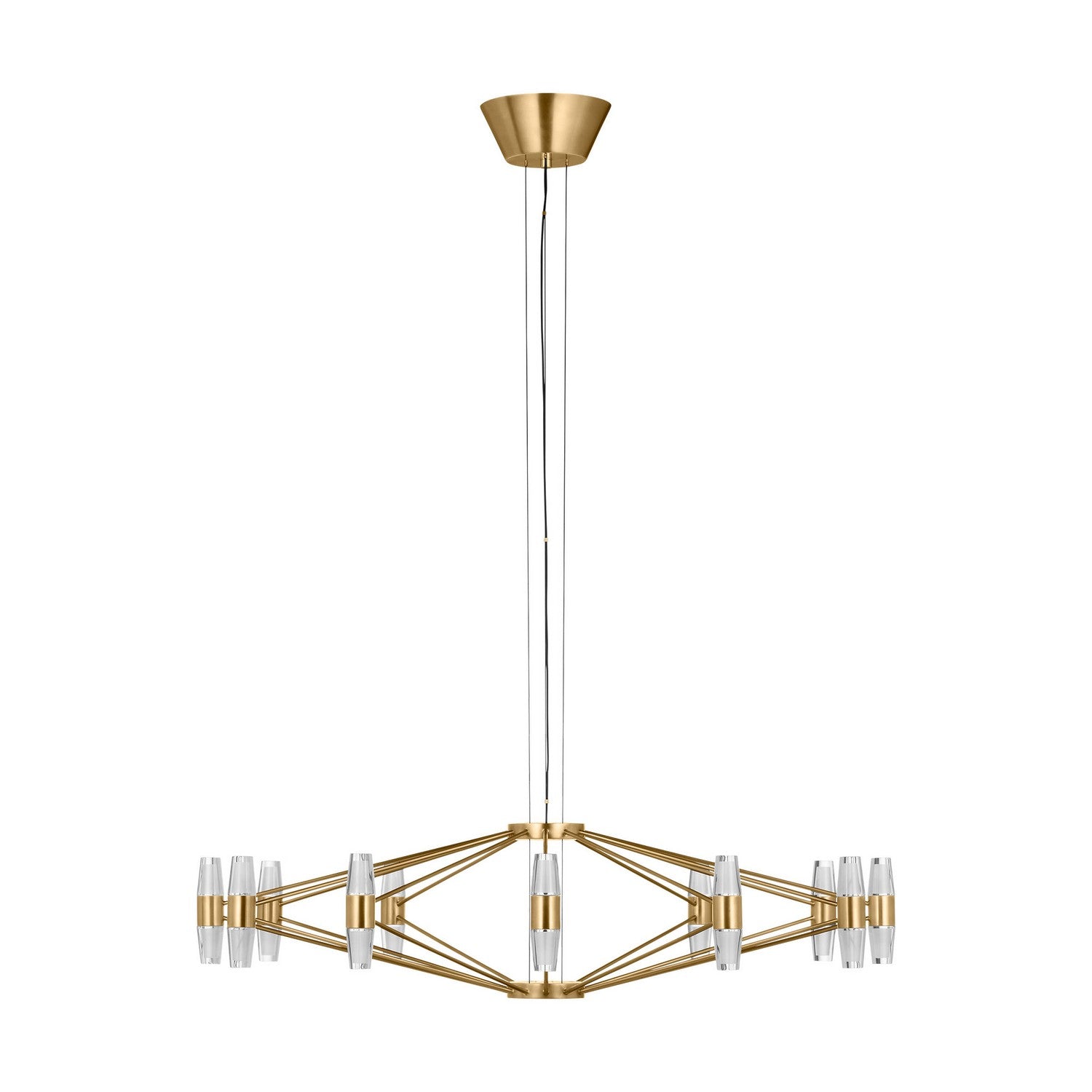 Visual Comfort Modern - SLCH24927NB - LED Chandelier - Lassell - Natural Brass