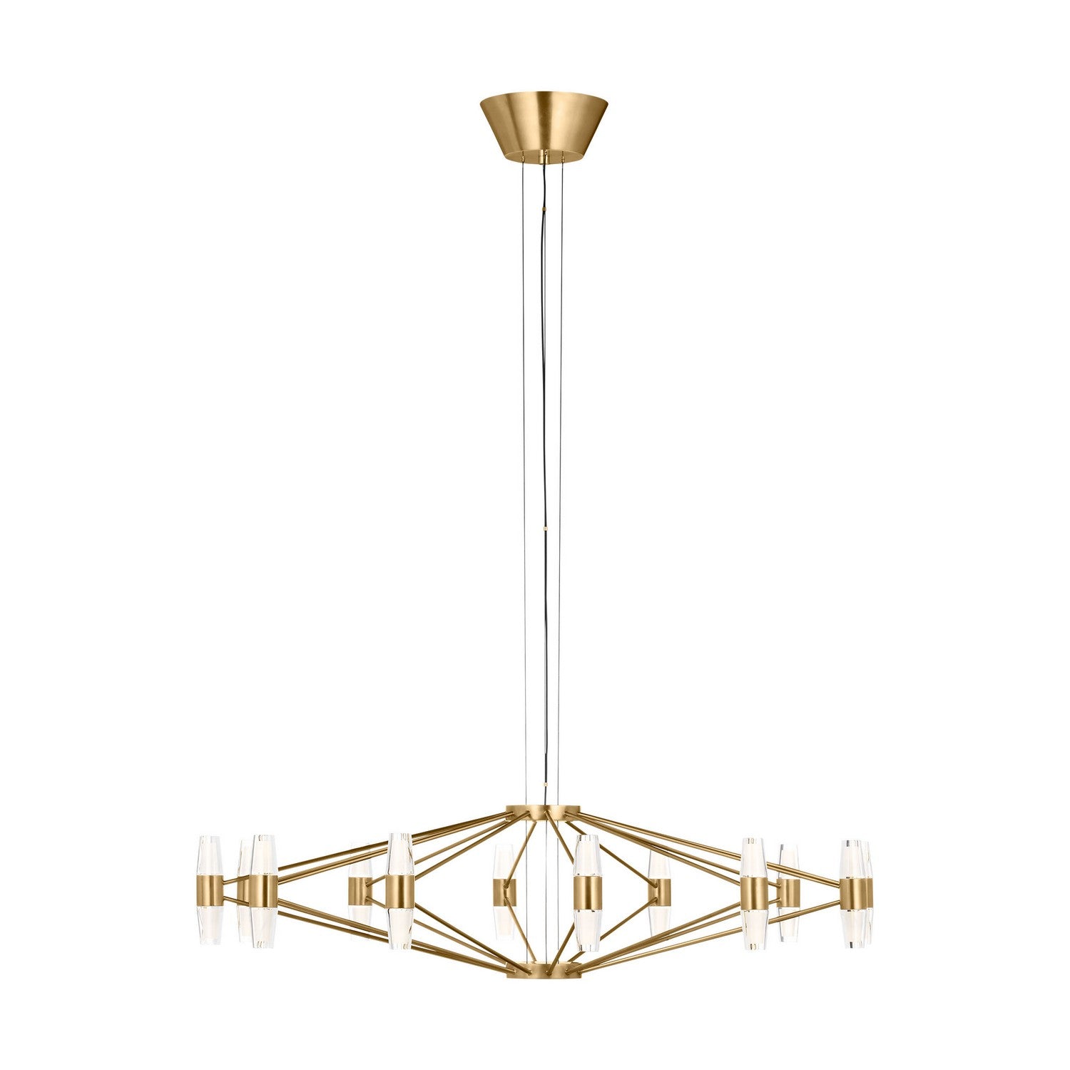 Visual Comfort Modern - SLCH24927NB - LED Chandelier - Lassell - Natural Brass