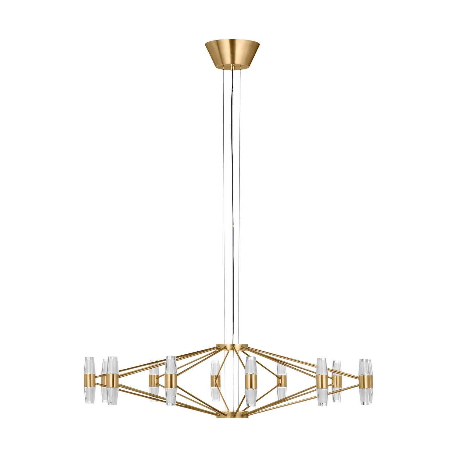 Visual Comfort Modern - SLCH24927NB - LED Chandelier - Lassell - Natural Brass