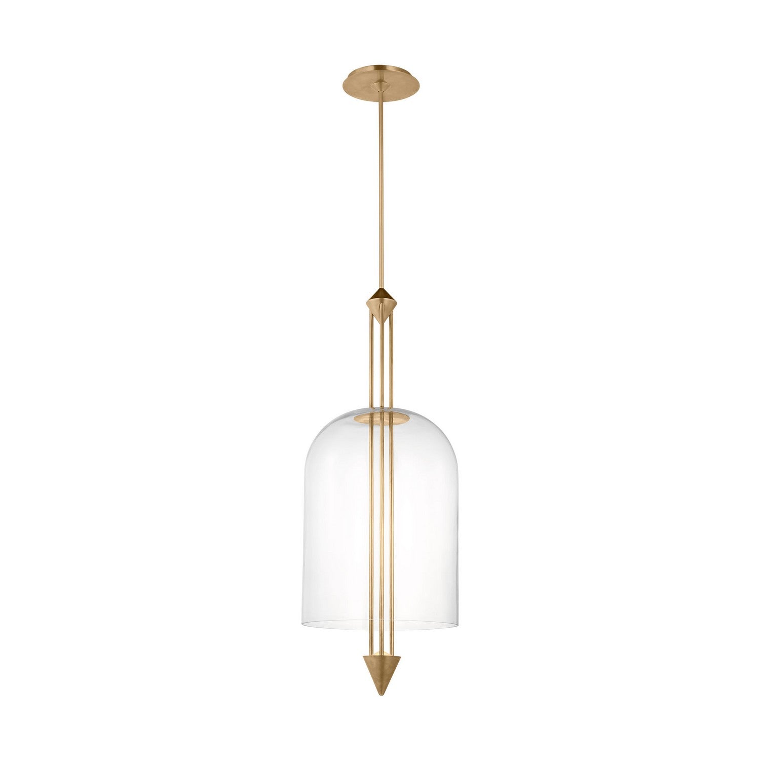 Visual Comfort Modern - SLPD31727CNB - LED Pendant - Cathedral - Natural Brass