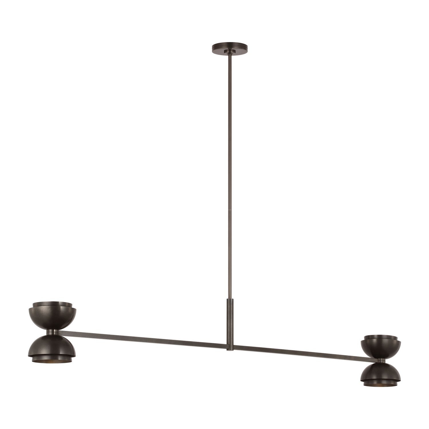 Visual Comfort Modern - SLLS31927BZ - LED Linear Chandelier - Shanti - Dark Bronze