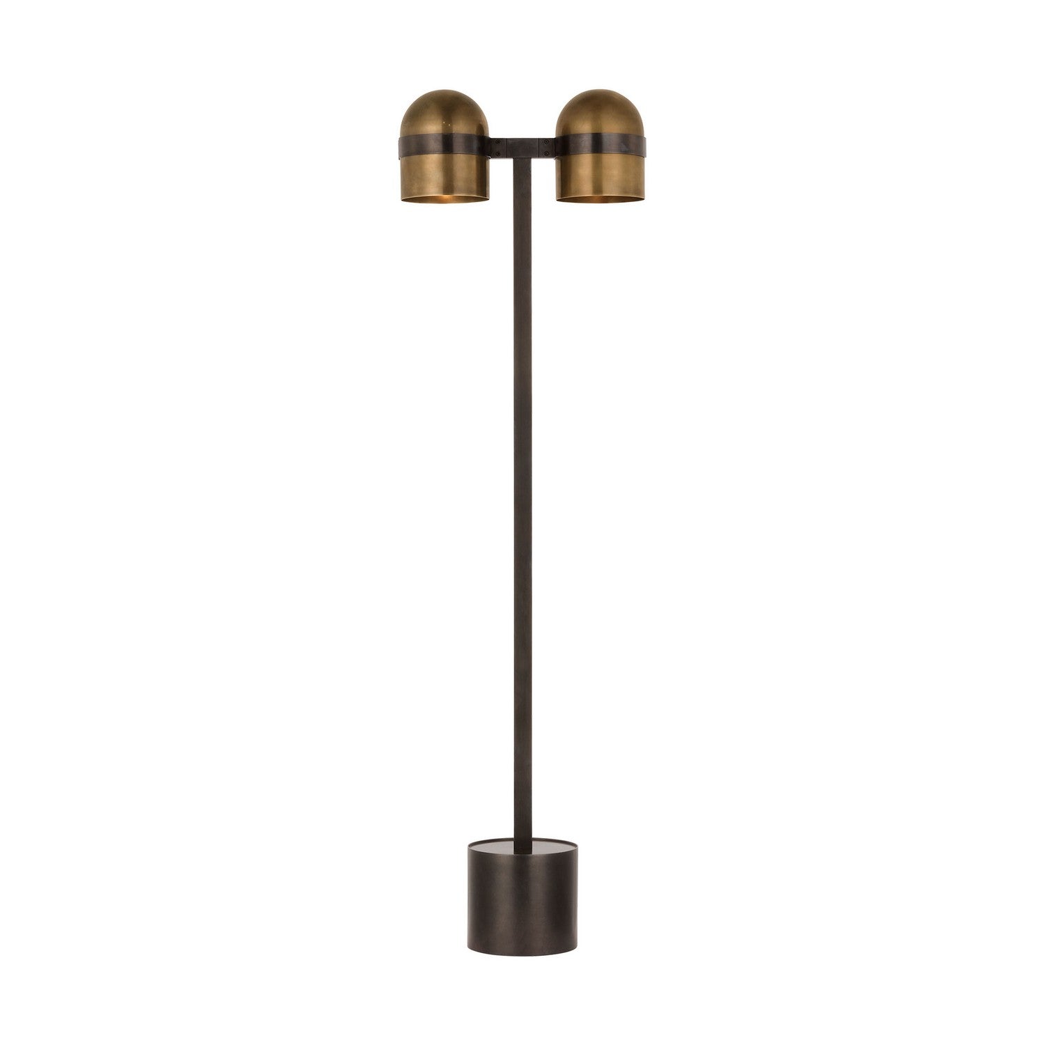 Visual Comfort Modern - AKFL34127BDZ/BWB - LED Floor Lamp - Octavia - Blackened Bronze/Bright Worn Brass