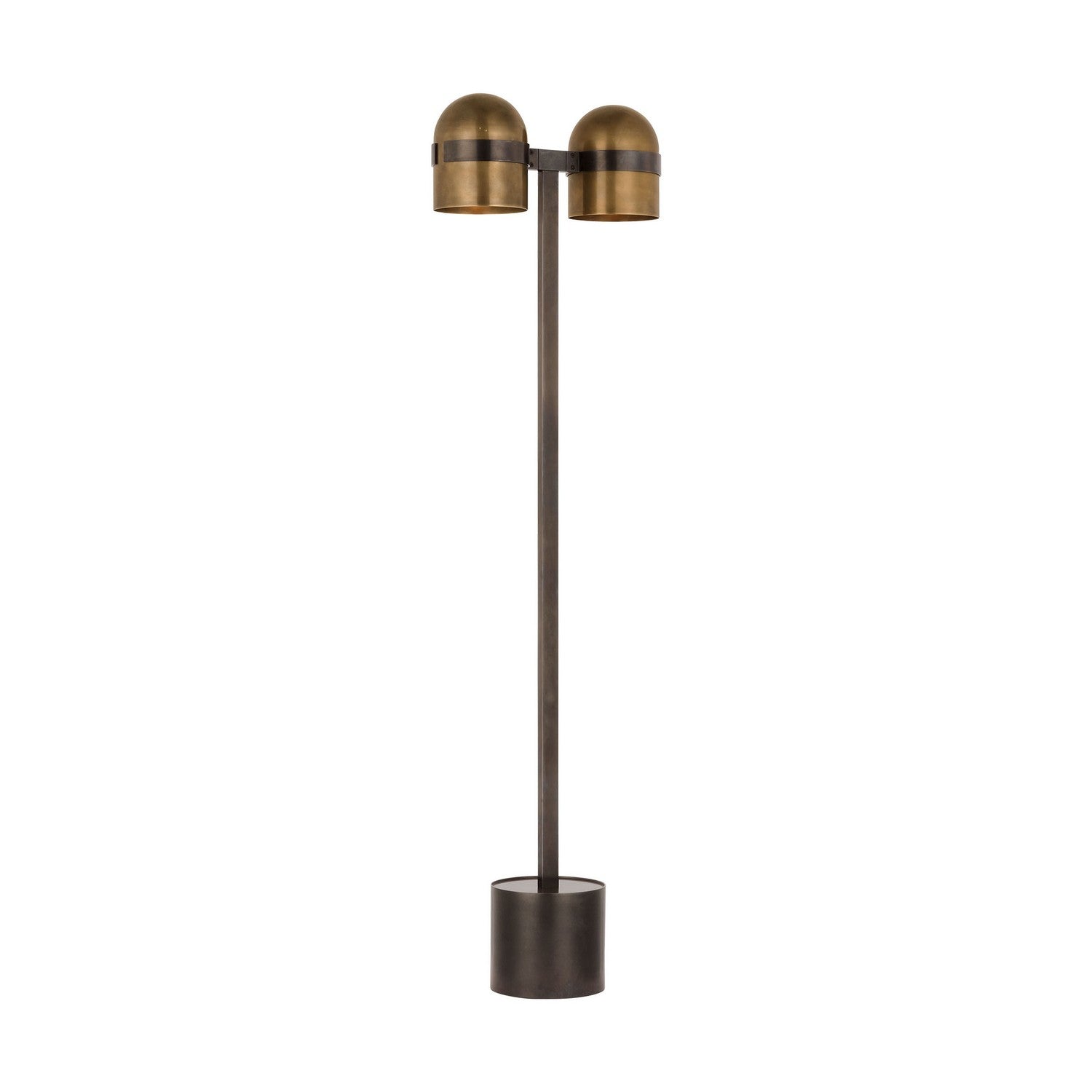 Visual Comfort Modern - AKFL34127BDZ/BWB - LED Floor Lamp - Octavia - Blackened Bronze/Bright Worn Brass