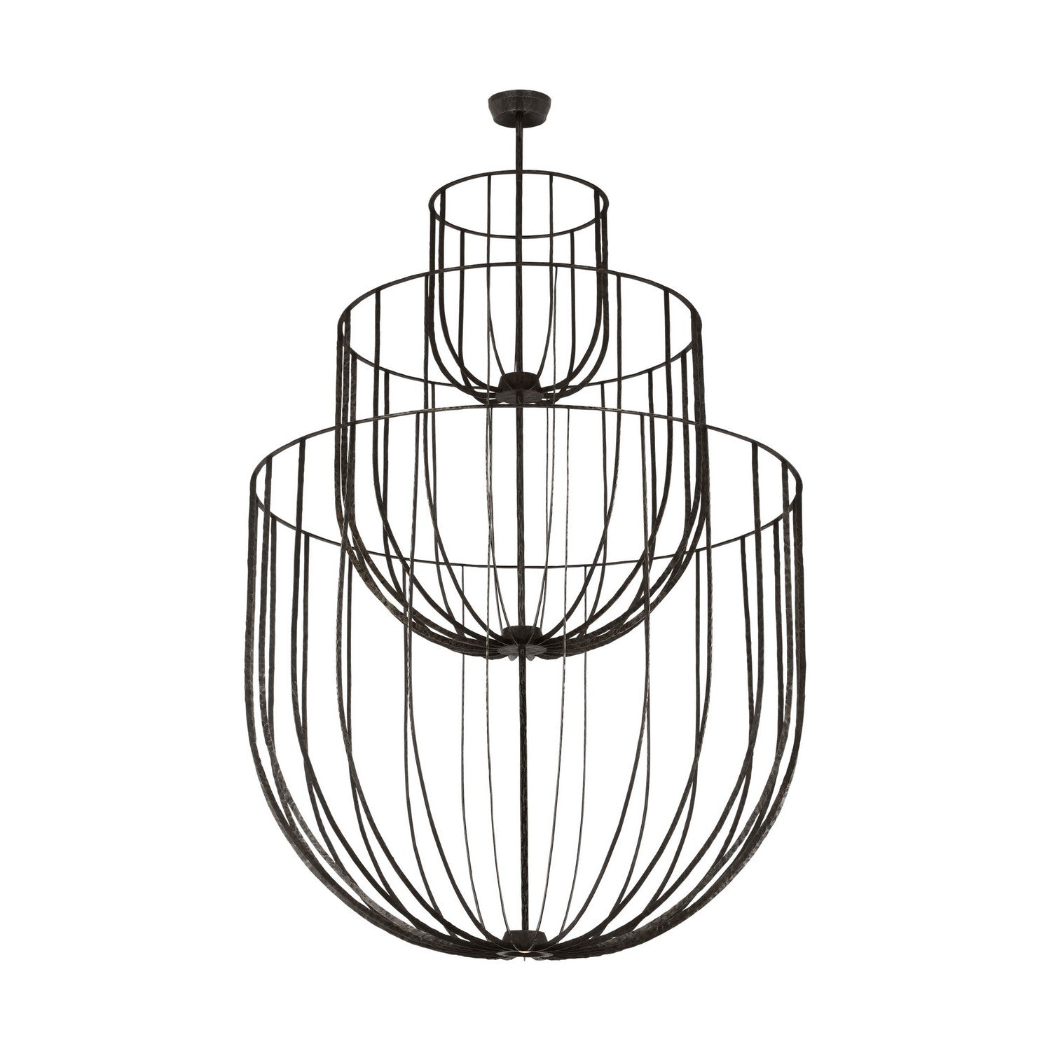 Visual Comfort Modern - SLCH32927AI - LED Chandelier - Sanchi - Aged Iron