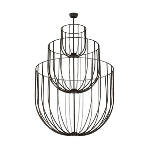 Visual Comfort Modern - SLCH32927AI - LED Chandelier - Sanchi - Aged Iron