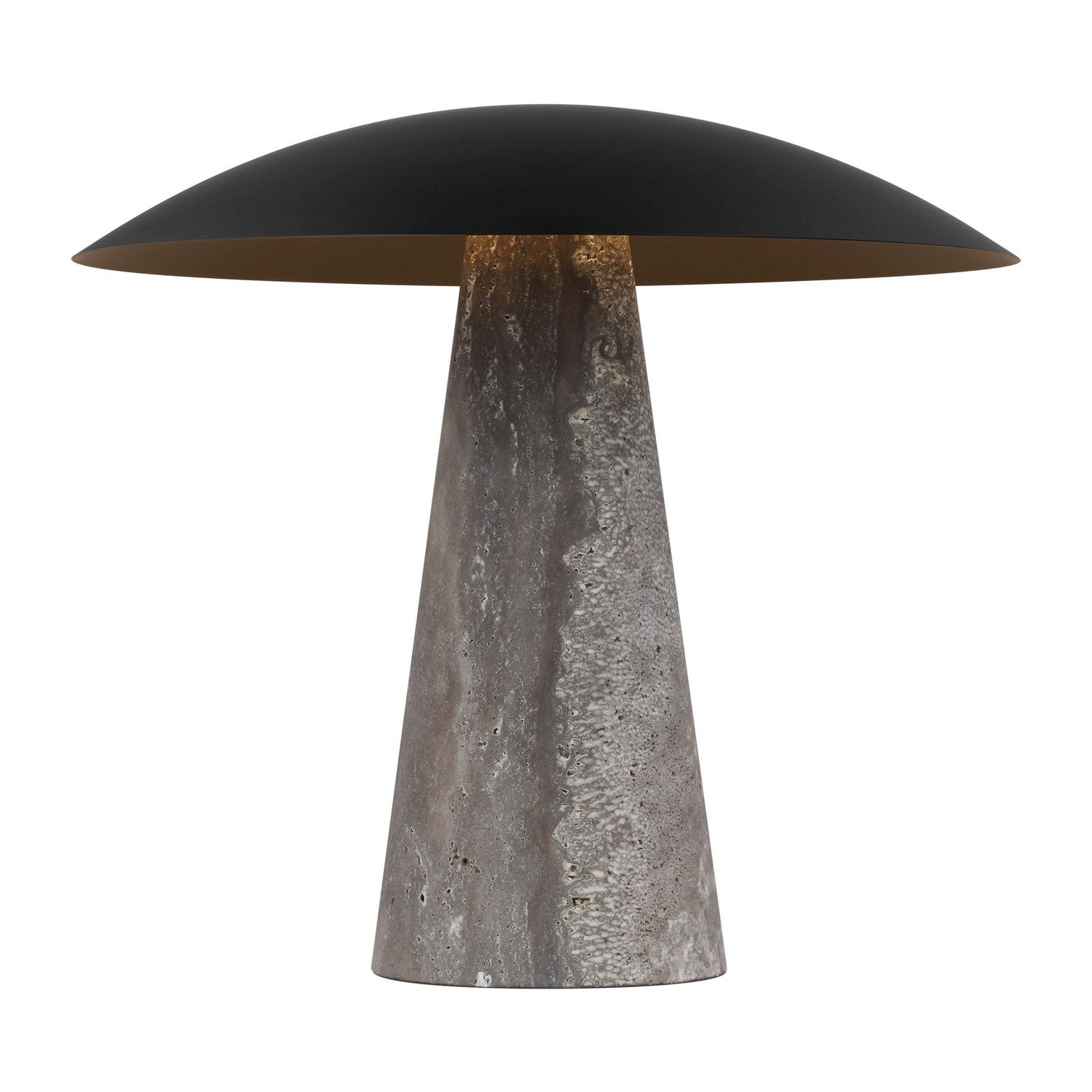 Visual Comfort Modern - SLTB34327BZ/DT - LED Table Lamp - Aegis - Dark Bronze/Dark Travertine