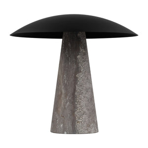 Visual Comfort Modern - SLTB34327BZ/DT - LED Table Lamp - Aegis - Dark Bronze/Dark Travertine