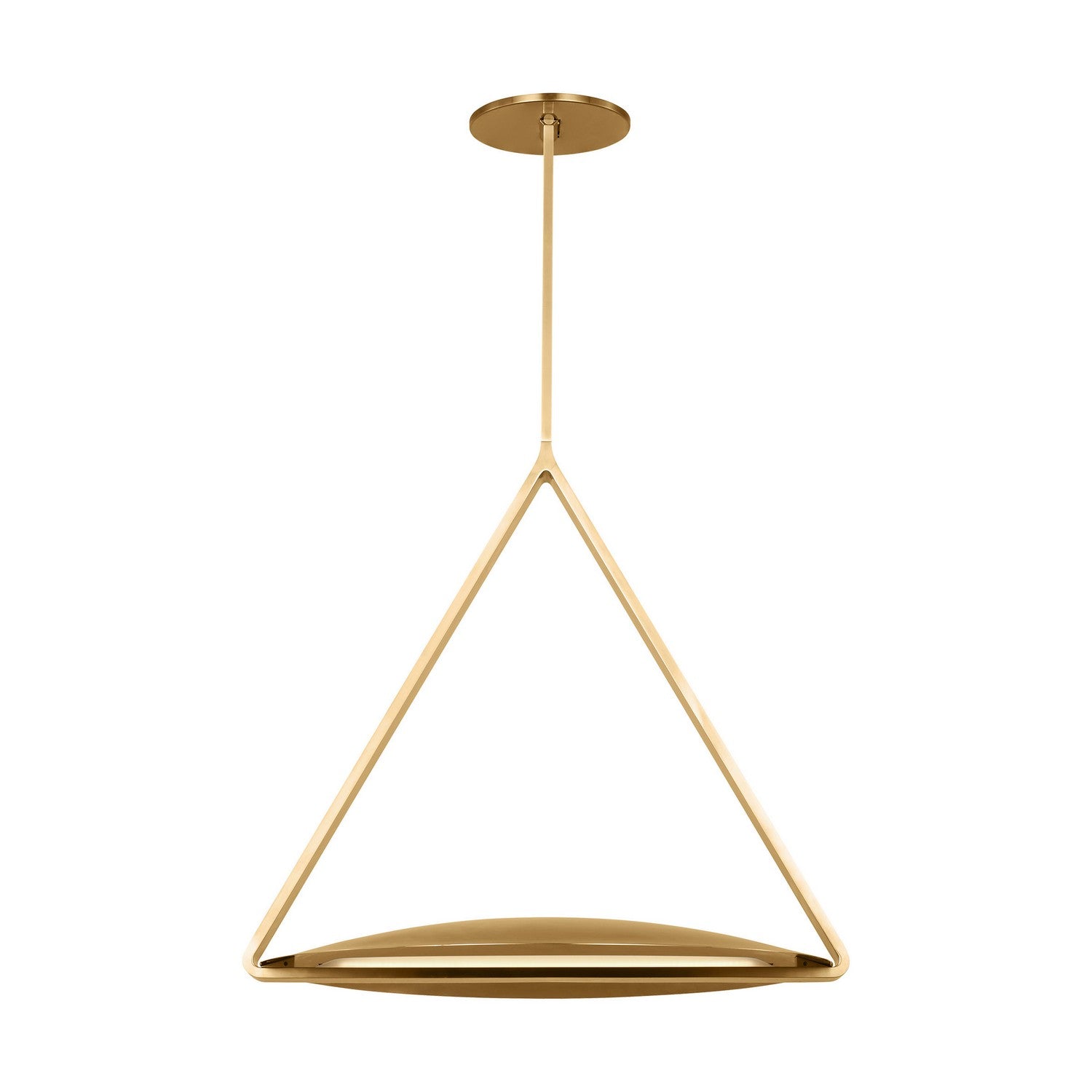 Visual Comfort Modern - PBPD35027NB/NB - LED Pendant - Cymbal - Natural Brass