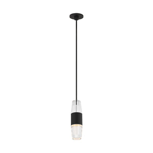 Visual Comfort Modern - SLPD38227B - LED Pendant - Lassell - Nightshade Black