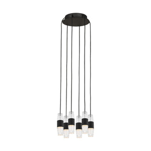 Visual Comfort Modern - SLCH38427B - LED Chandelier - Lassell - Nightshade Black