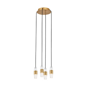 Visual Comfort Modern - SLCH38327NB - LED Chandelier - Lassell - Natural Brass