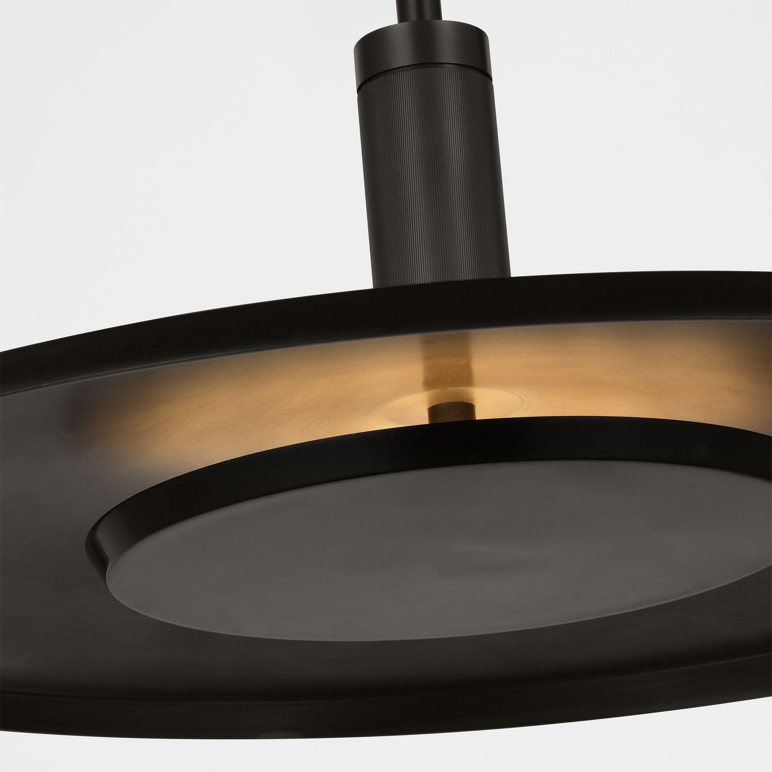 Visual Comfort Modern - AKPD17027BZ - LED Pendant - Saucer - Dark Bronze