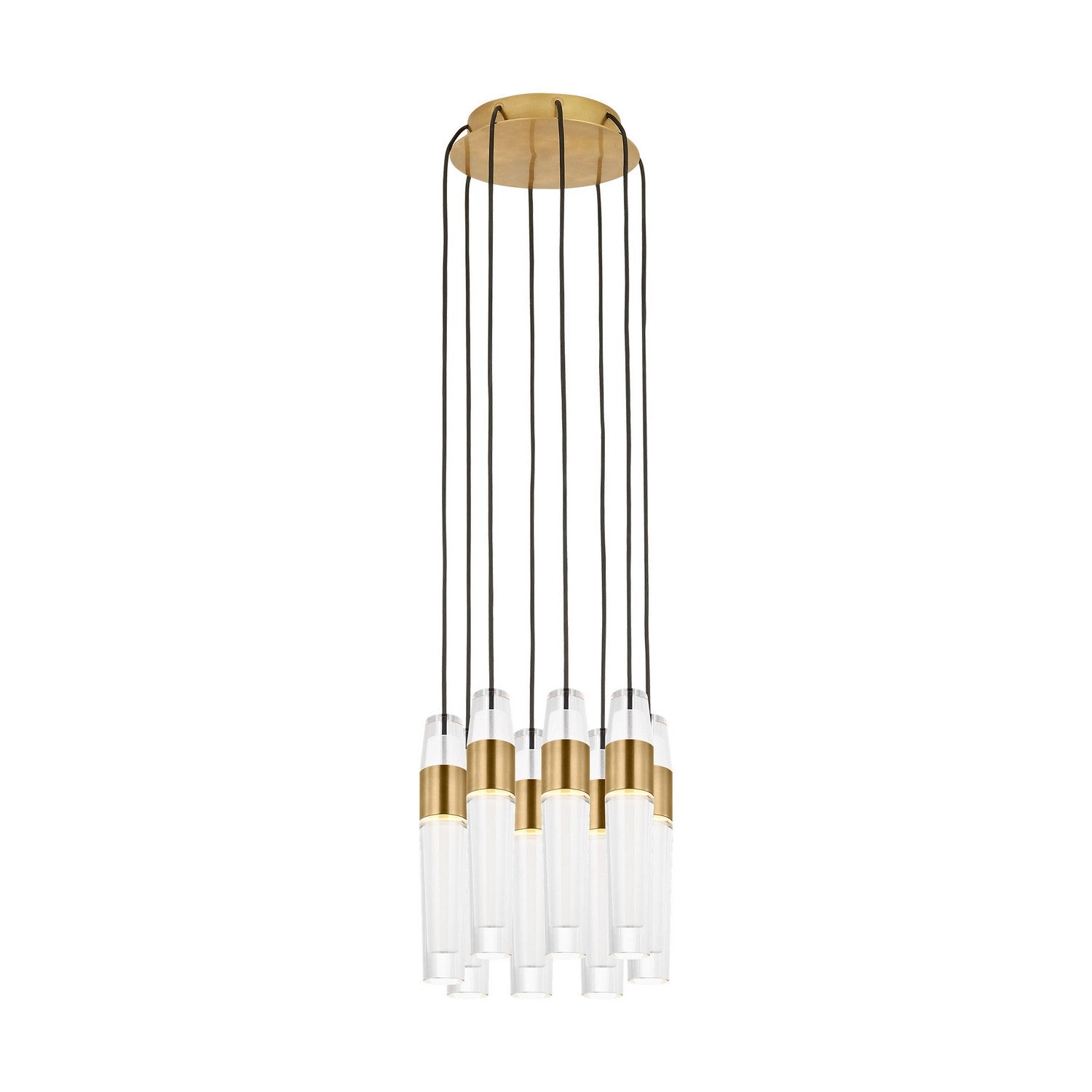 Visual Comfort Modern - SLCH40127NB - LED Chandelier - Lassell - Natural Brass