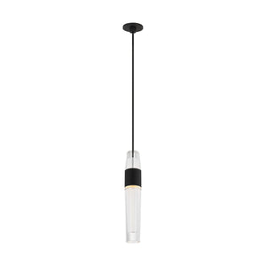 Visual Comfort Modern - SLPD39827B - LED Pendant - Lassell - Nightshade Black