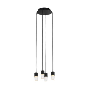 Visual Comfort Modern - SLCH39027B - LED Chandelier - Lassell - Nightshade Black