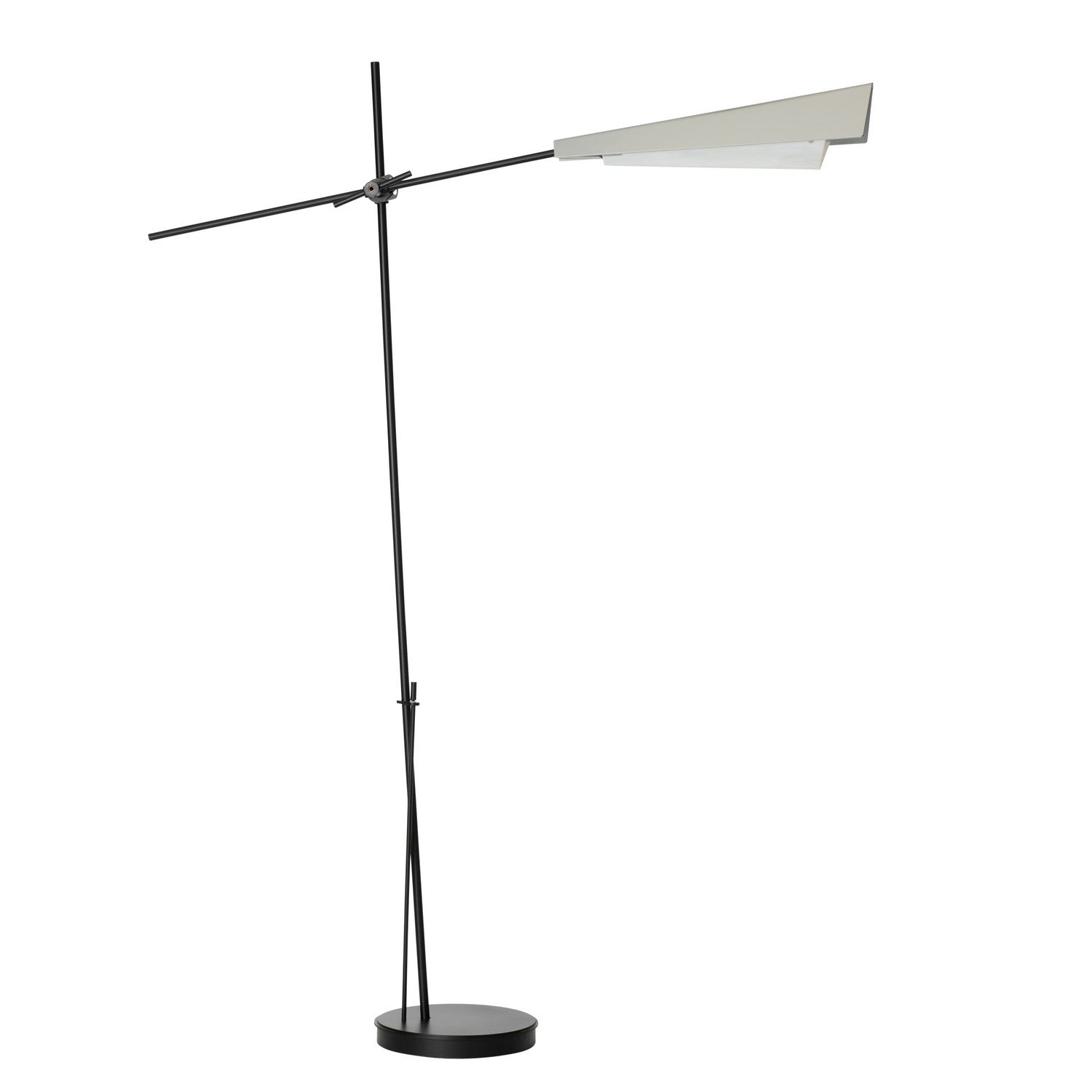 Hubbardton Forge - 241103-SKT-10-85-BB0780 - One Light Floor Lamp - Vertex - Black