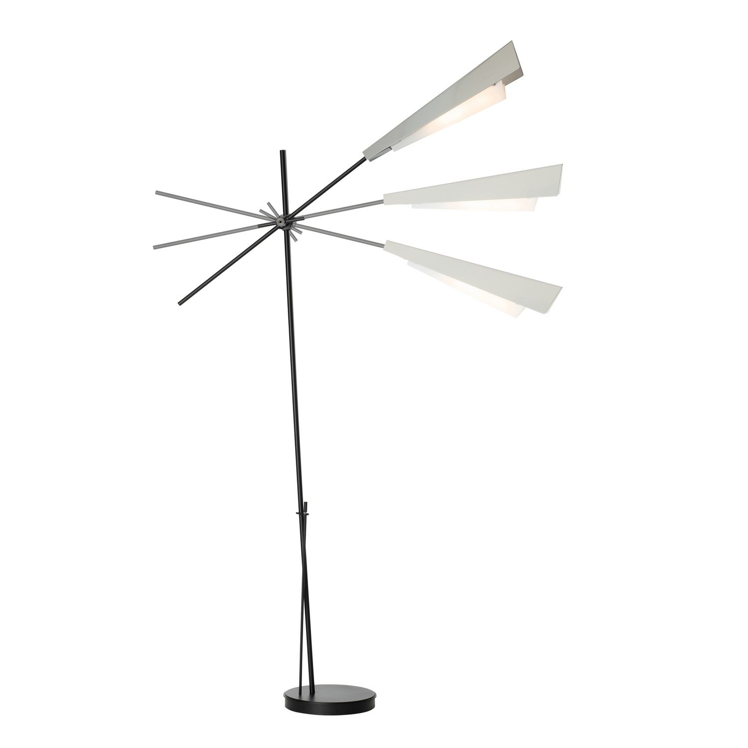 Hubbardton Forge - 241103-SKT-10-85-BB0780 - One Light Floor Lamp - Vertex - Black