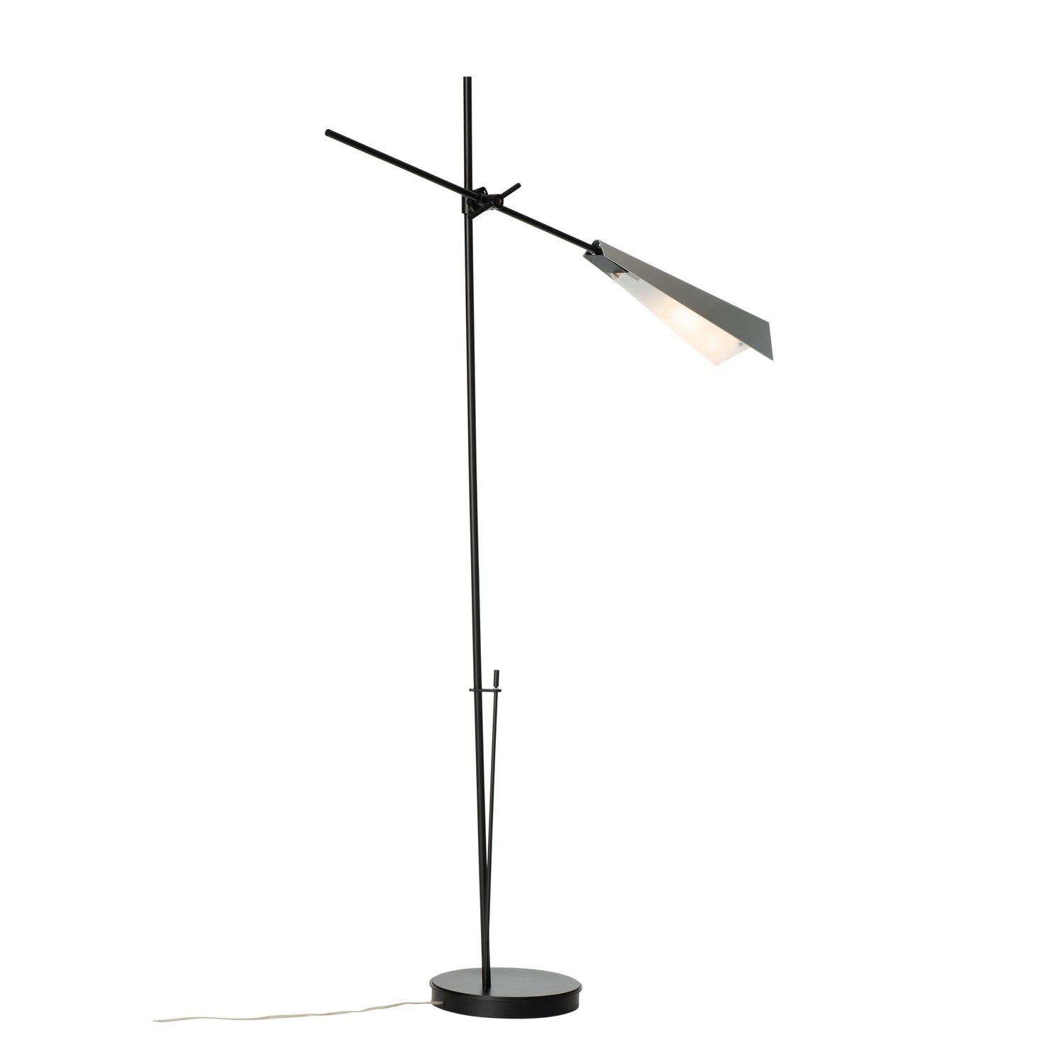 Hubbardton Forge - 241103-SKT-10-85-BB0780 - One Light Floor Lamp - Vertex - Black