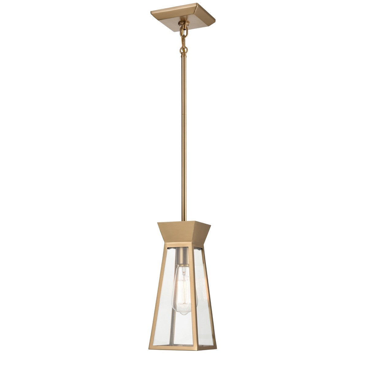 Artcraft - AC11850BB - One Light Pendant - Lucian - Brushed Brass