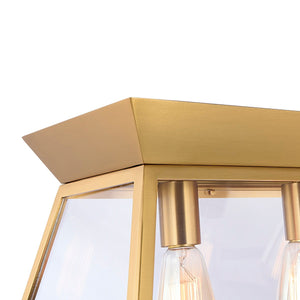 Artcraft - AC11854BB - Six Light Island Chandelier - Lucian - Brushed Brass