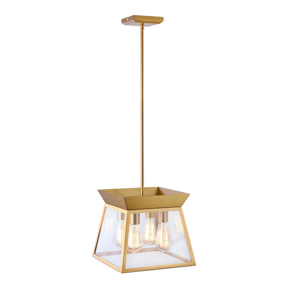 Artcraft - AC11851BB - Four Light Chandelier - Lucian - Brushed Brass