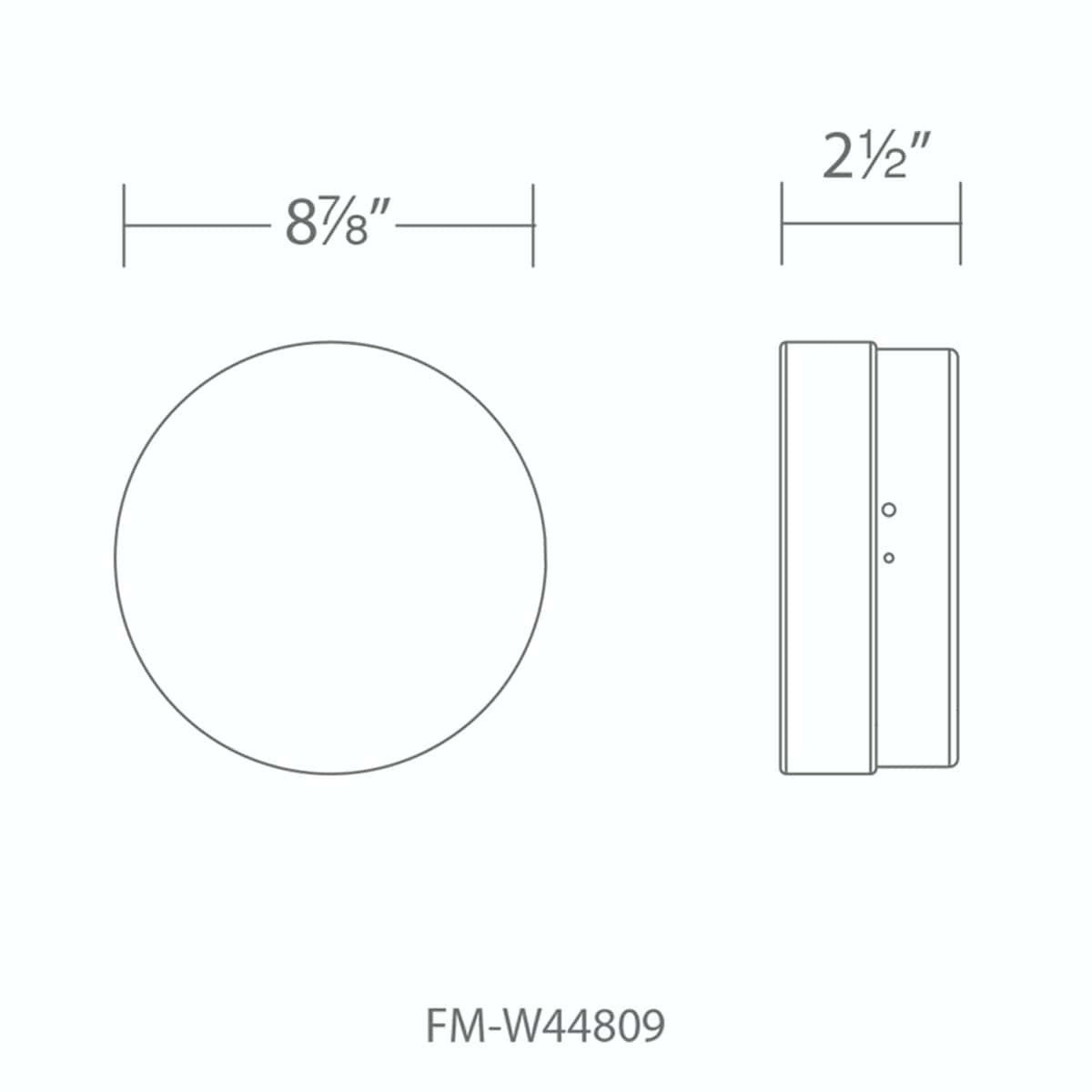Modern Forms - FM-W44809-27-BK - LED Outdoor Flush Mount - Pi - Black