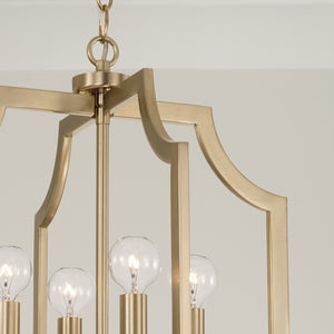 Capital Lighting - AA1037MA - Four Light Foyer Pendant - Courtney - Matte Brass