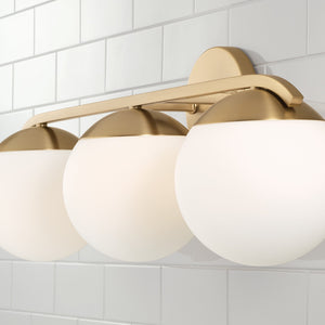 Capital Lighting - AA1033MA - Three Light Vanity - Oliver - Matte Brass